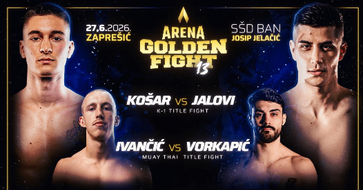 Arena Golden Fight: Borilački spektakl ove subote u Zaprešiću
